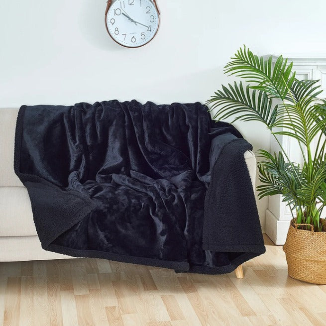 KFX-6260541 Cozy Waterproof Plush Pet Sofa Cushion Blanket - Multiple Sizes Available