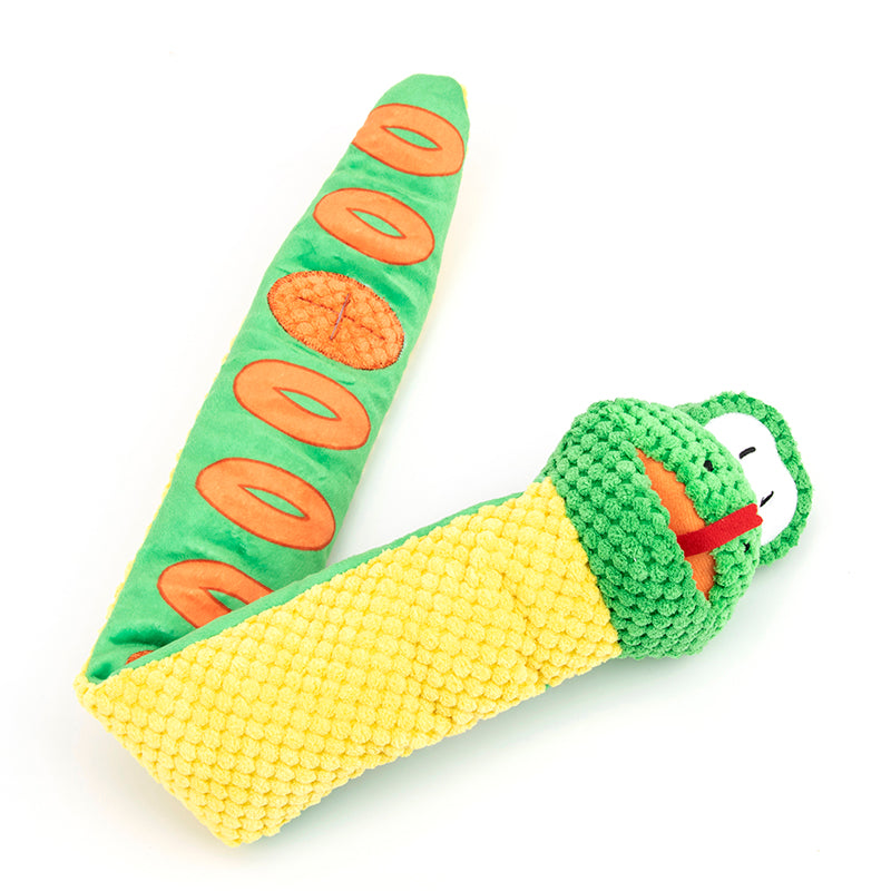 KFX-6261181 Squeaky Snuffle Toy for Dogs – Plush Puzzle Mat for Treats and Foraging Activities