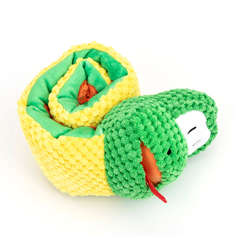 KFX-6261181 Squeaky Snuffle Toy for Dogs – Plush Puzzle Mat for Treats and Foraging Activities