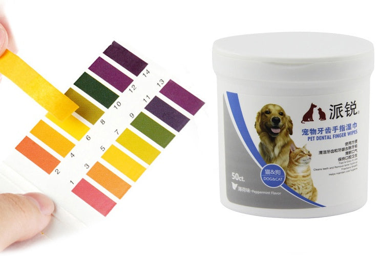 KFX-6261565 Pet Cleaning Wipes - Dental, Tear Stain & Ear Care, 50 Count, Natural & Safe