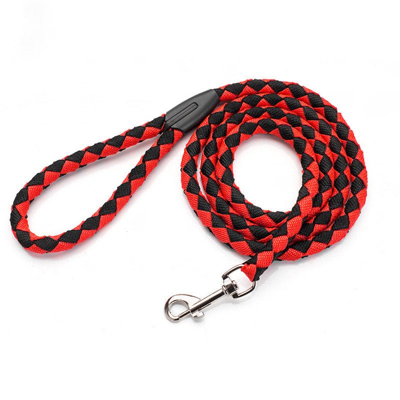 KFX-6263485 Durable Nylon Braided Dog Leash with Easy Control - Scalable, Available in Multiple Colors