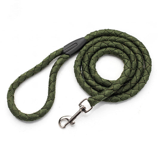 KFX-6263485 Durable Nylon Braided Dog Leash with Easy Control - Scalable, Available in Multiple Colors