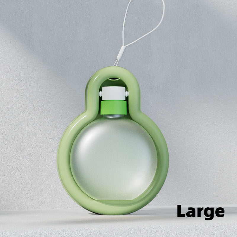 KFX-6265661 Portable 500ml Pet Water Bottle with Foldable Drinking Bowl for Dogs and Cats - Travel-Friendly Design