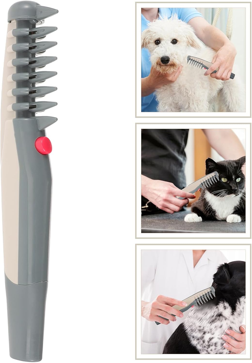 KFX-6266941 Pet Hair Trimmer for Grooming and Precision Cuts – Battery Operated with ABS Construction