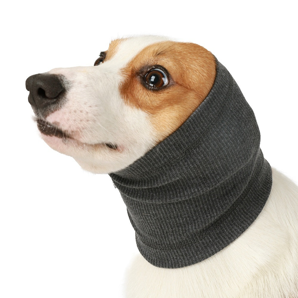 KFX-6267069 Dog Comforter Headband Scarf in Blue and Gray - Casual Style, Multiple Sizes Available