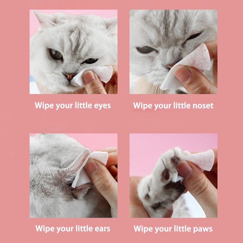 KFX-6267325 Pet Eye Cleaning Wipes, 120 Count for Removing Tear Stains and Eye Irritation