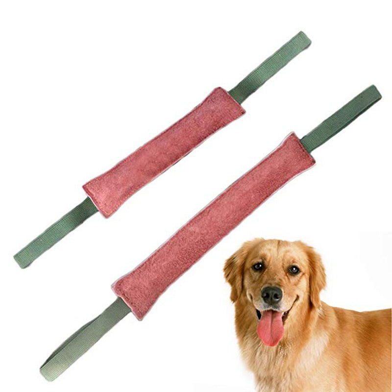 KFX-6270269 Cowhide Dog Biting Stick for Training and Chewing Activities