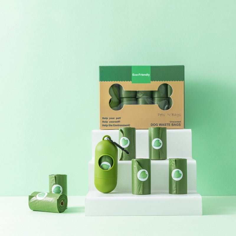 KFX-6271677 Biodegradable Pet Waste Bags - Green & Lavender Options, 8/16/20 Rolls Available