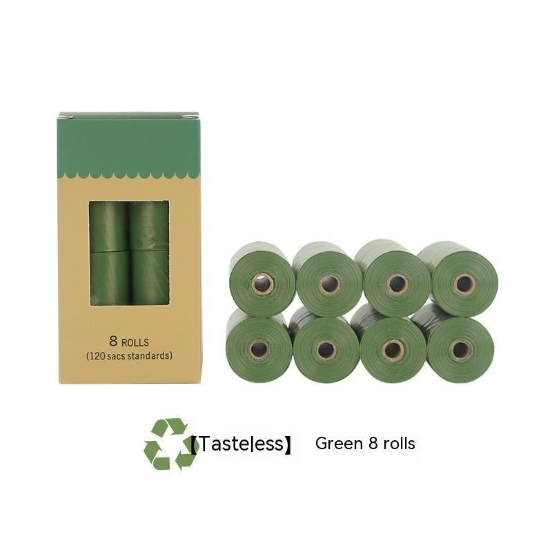KFX-6271677 Biodegradable Pet Waste Bags - Green & Lavender Options, 8/16/20 Rolls Available