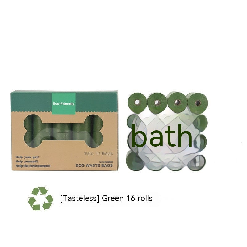 KFX-6271677 Biodegradable Pet Waste Bags - Green & Lavender Options, 8/16/20 Rolls Available