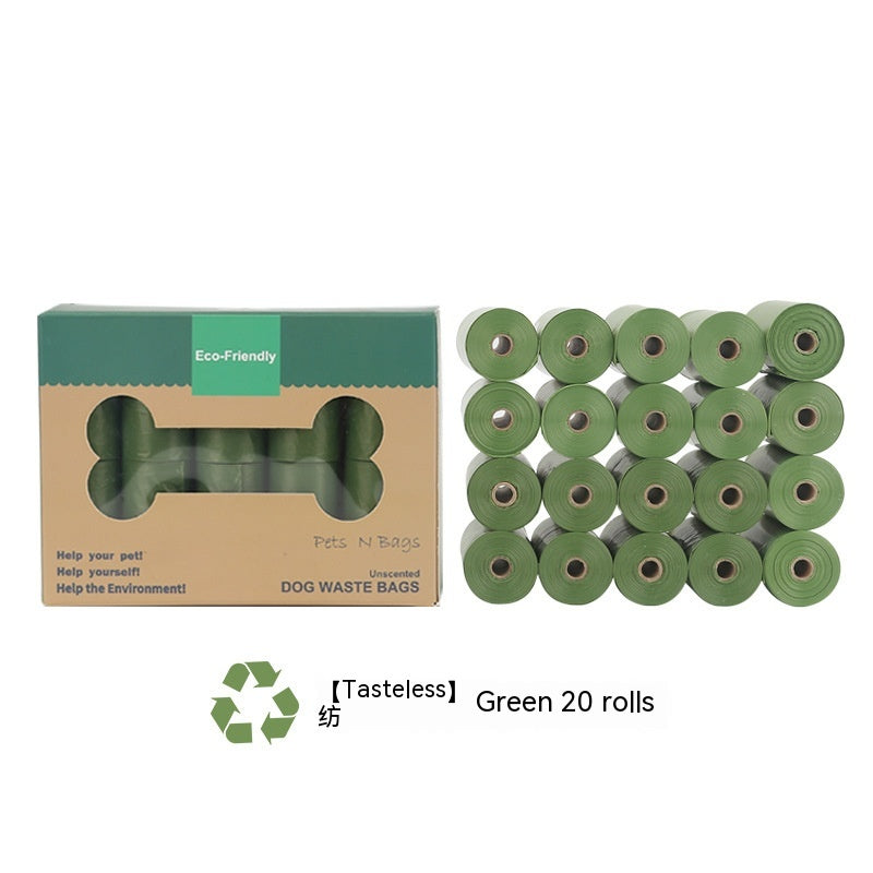 KFX-6271677 Biodegradable Pet Waste Bags - Green & Lavender Options, 8/16/20 Rolls Available