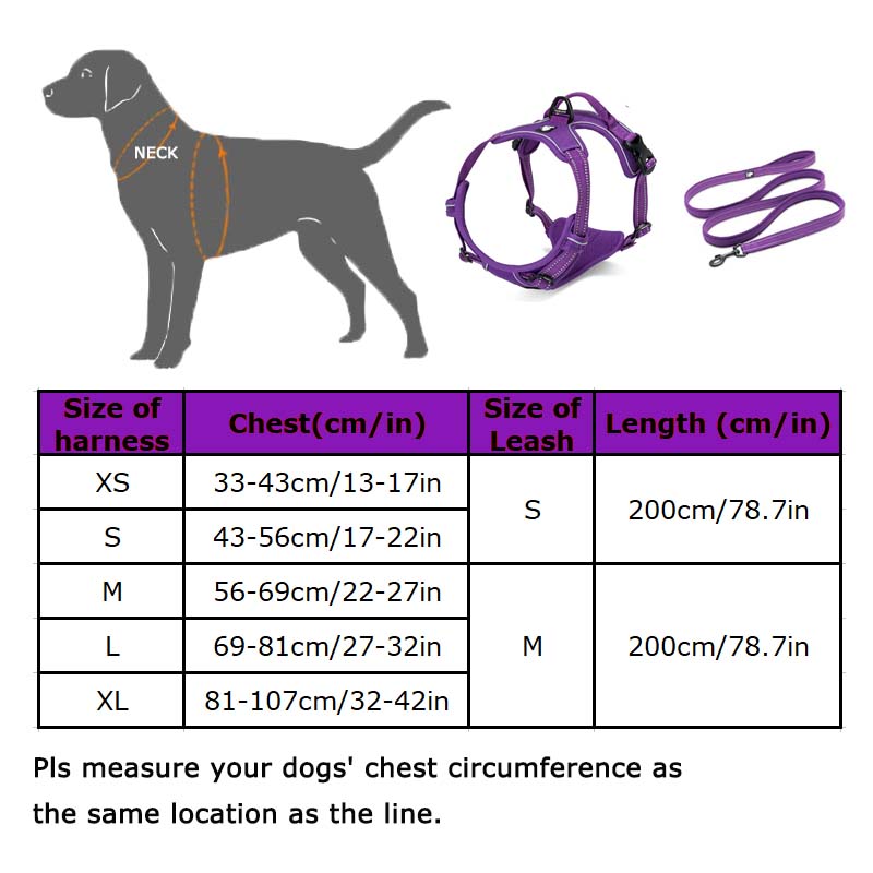KFX-6274493 Dog Breast Strap for Comfortable Walking – Adjustable Chest Traction Harness for Small to Large Breeds