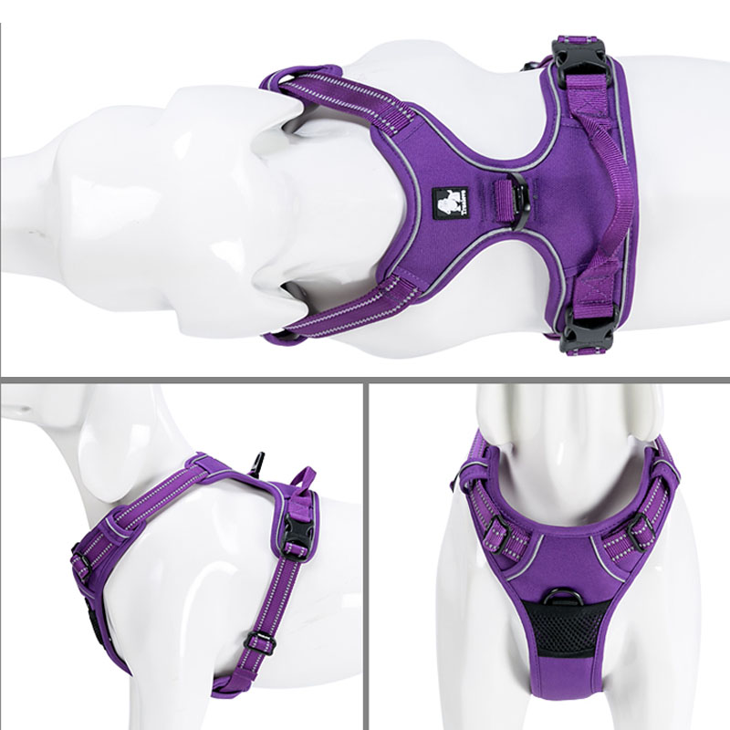 KFX-6274493 Dog Breast Strap for Comfortable Walking – Adjustable Chest Traction Harness for Small to Large Breeds