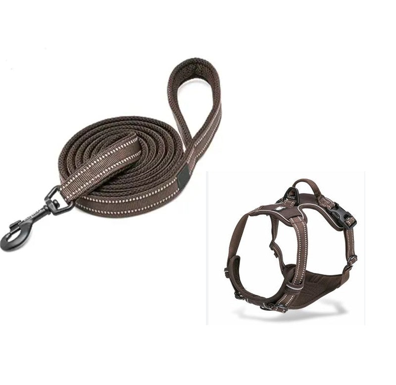 KFX-6274493 Dog Breast Strap for Comfortable Walking – Adjustable Chest Traction Harness for Small to Large Breeds