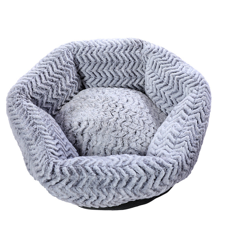KFX-6275261 Hexagonal Doghouse for Pets - Stylish Cloth Pet Bed Available in Multiple Sizes