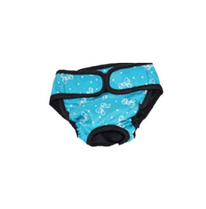 KFX-6279357 Large Female Dog Menstrual Pants - Cotton, Festive Colors, Adjustable Sizing (XS to XXL)