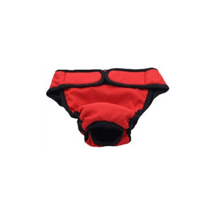 KFX-6279357 Large Female Dog Menstrual Pants - Cotton, Festive Colors, Adjustable Sizing (XS to XXL)