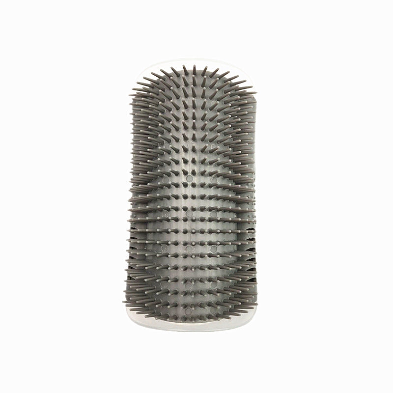 KFX-6286909 Cat Scratcher Massage Brush with Base and Double-Sided Adhesive – Multiple Color Options Available