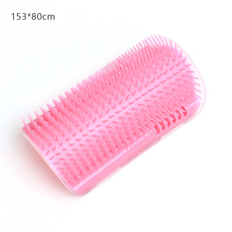 KFX-6286909 Cat Scratcher Massage Brush with Base and Double-Sided Adhesive – Multiple Color Options Available