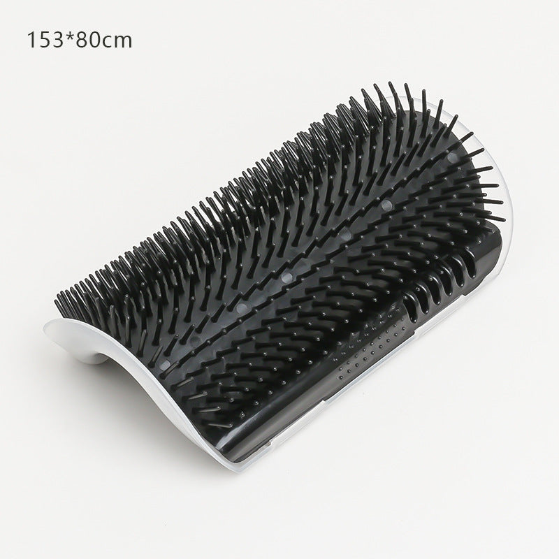 KFX-6286909 Cat Scratcher Massage Brush with Base and Double-Sided Adhesive – Multiple Color Options Available