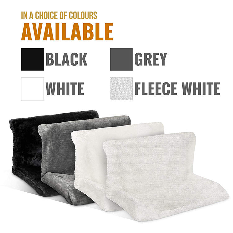 KFX-6288317 Cozy Cat Radiator Bed with Soft Faux Fur Cover - Collapsible Metal Frame for Small Pets