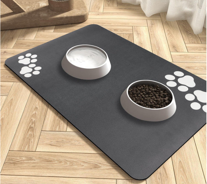 KFX-6288573 Pet Diatom Ooze Spill-proof Waterproof Quick-drying Feeding Mats for Dogs and Cats