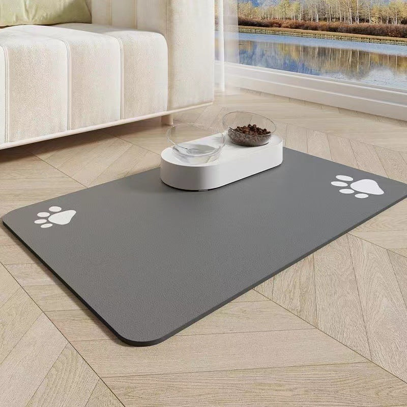 KFX-6288573 Pet Diatom Ooze Spill-proof Waterproof Quick-drying Feeding Mats for Dogs and Cats