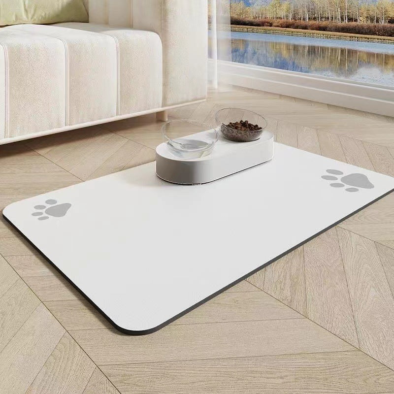 KFX-6288573 Pet Diatom Ooze Spill-proof Waterproof Quick-drying Feeding Mats for Dogs and Cats