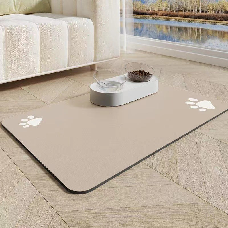 KFX-6288573 Pet Diatom Ooze Spill-proof Waterproof Quick-drying Feeding Mats for Dogs and Cats