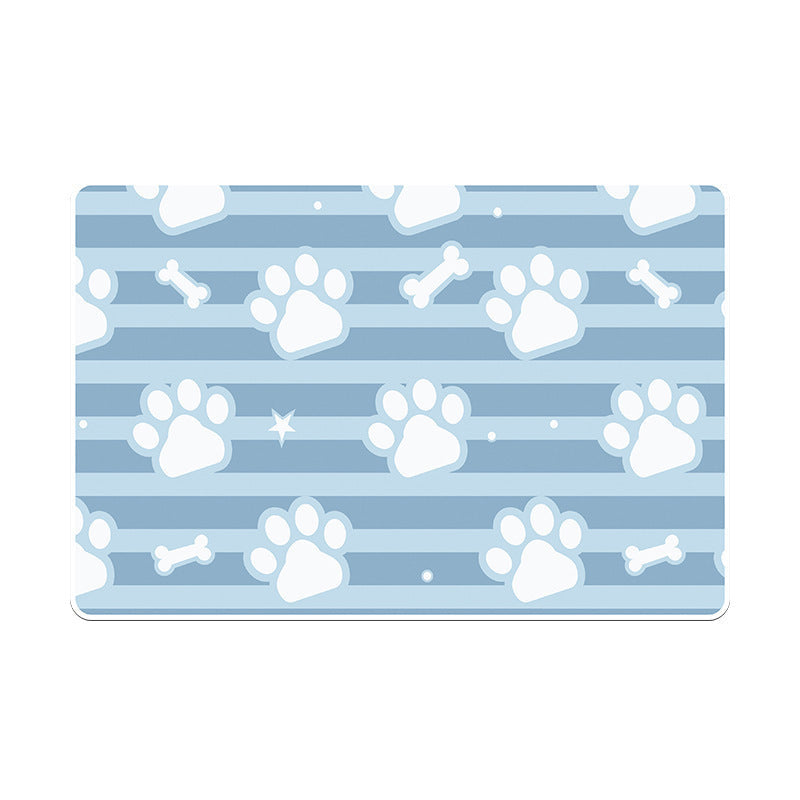 KFX-6288573 Pet Diatom Ooze Spill-proof Waterproof Quick-drying Feeding Mats for Dogs and Cats