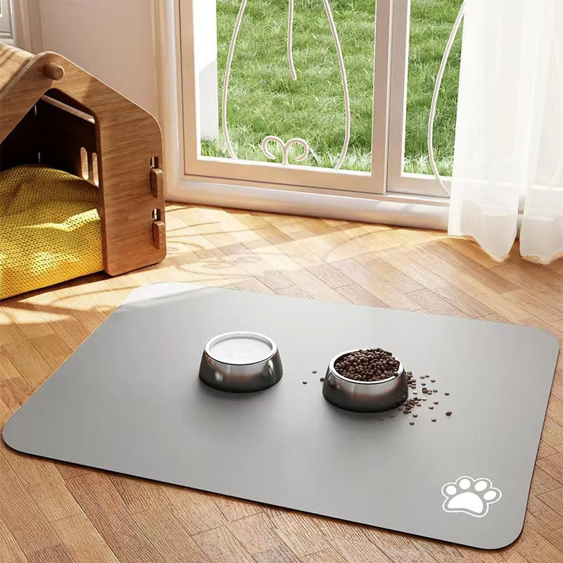 KFX-6288573 Pet Diatom Ooze Spill-proof Waterproof Quick-drying Feeding Mats for Dogs and Cats