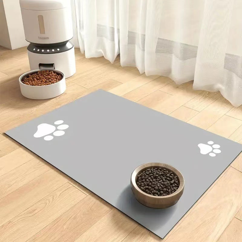KFX-6288573 Pet Diatom Ooze Spill-proof Waterproof Quick-drying Feeding Mats for Dogs and Cats