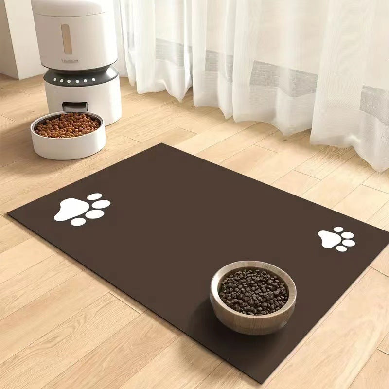 KFX-6288573 Pet Diatom Ooze Spill-proof Waterproof Quick-drying Feeding Mats for Dogs and Cats