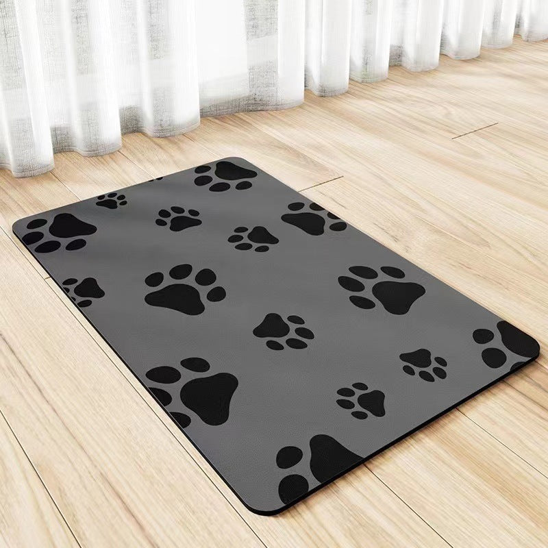 KFX-6288573 Pet Diatom Ooze Spill-proof Waterproof Quick-drying Feeding Mats for Dogs and Cats