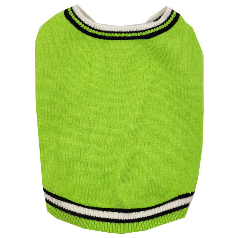 KFX-6290877 Fruit Green Casual Shirt for Small and Medium-sized Dogs and Cats
