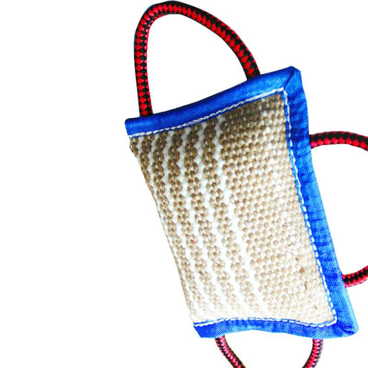 KFX-6291517 Thickened Hemp Three-Ring Training Bite Pillow for Dogs
