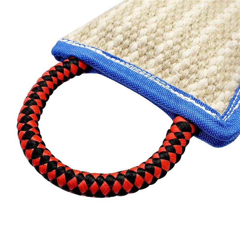 KFX-6291517 Thickened Hemp Three-Ring Training Bite Pillow for Dogs