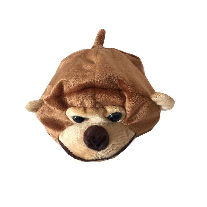 KFX-6294845 Cartoon Monkey Design Dog and Cat Hat for Festive Wear