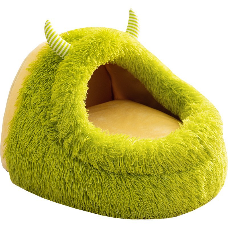 KFX-6296125 Warm Thickened Plush Pet Bed for Dogs - Autumn & Winter Comfort in Multiple Sizes