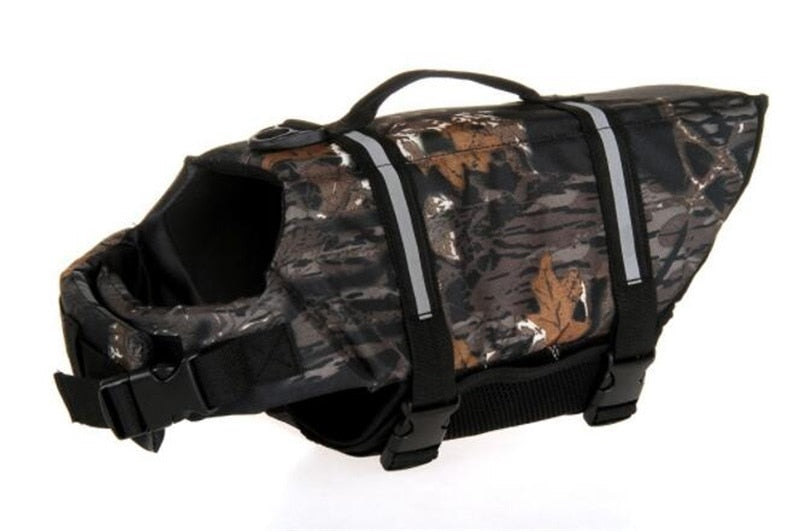 KFX-6296637 Cute Dog Life Jacket - Safe Swimwear for Medium to Large Dogs, Various Sizes Available