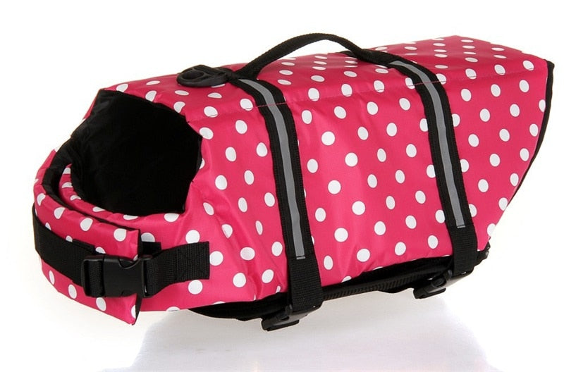 KFX-6296637 Cute Dog Life Jacket - Safe Swimwear for Medium to Large Dogs, Various Sizes Available