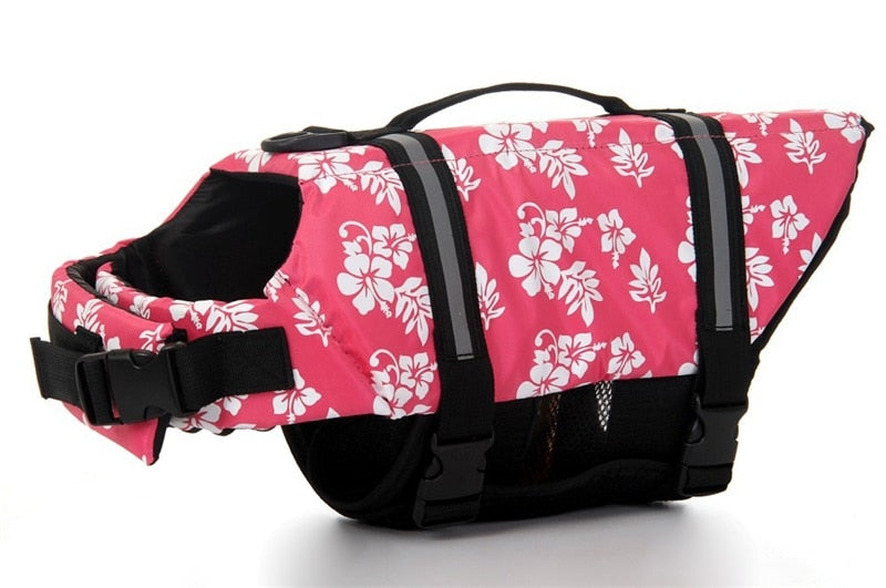 KFX-6296637 Cute Dog Life Jacket - Safe Swimwear for Medium to Large Dogs, Various Sizes Available