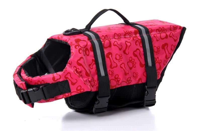 KFX-6296637 Cute Dog Life Jacket - Safe Swimwear for Medium to Large Dogs, Various Sizes Available