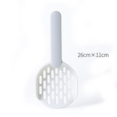 KFX-6298685 Thick Two-Color Cat Litter Shovel - Durable Plastic Design