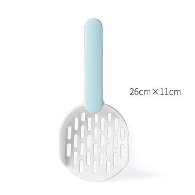 KFX-6298685 Thick Two-Color Cat Litter Shovel - Durable Plastic Design