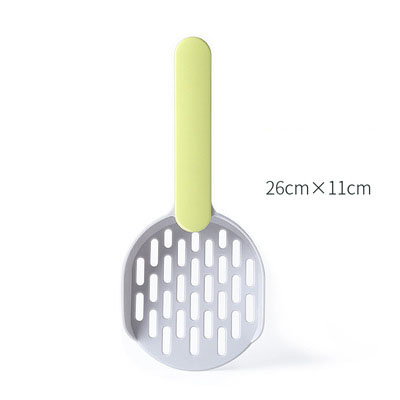 KFX-6298685 Thick Two-Color Cat Litter Shovel - Durable Plastic Design