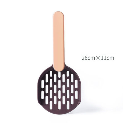 KFX-6298685 Thick Two-Color Cat Litter Shovel - Durable Plastic Design