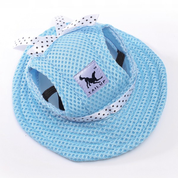 KFX-6298813 Breathable Mesh Sun Hat for Small to Large Dogs and Cats