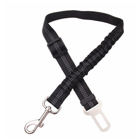 KFX-6302013 Adjustable Dog Seat Belt with Elastic Buffer and Reflective Safety Features