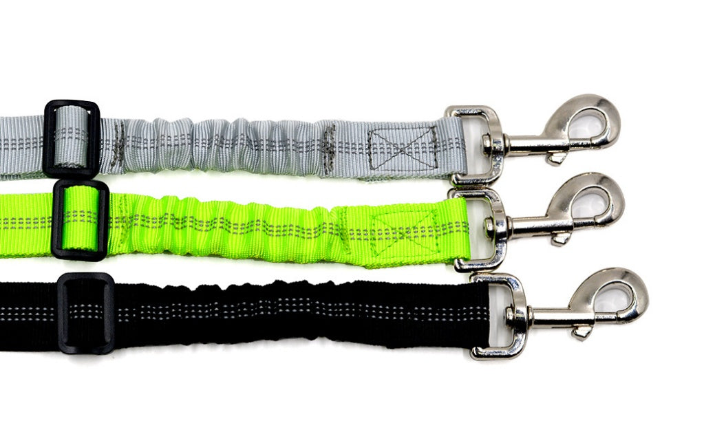 KFX-6302013 Adjustable Dog Seat Belt with Elastic Buffer and Reflective Safety Features